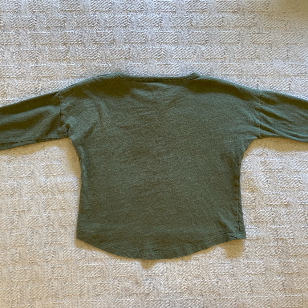 Rylee + Cru Forest Green Long Sleeve Tee - Picture 3 of 3